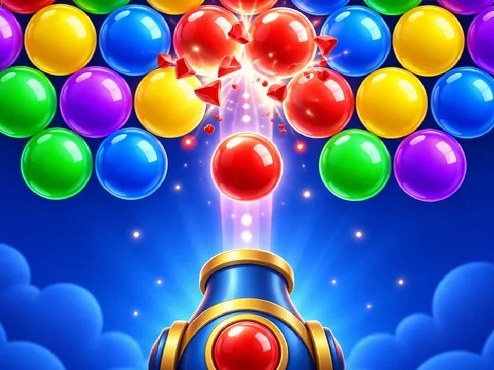 Ảnh bìa game Bắn bóng ghép màu