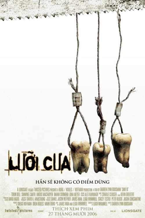 Poster phim Lưỡi Cưa 3