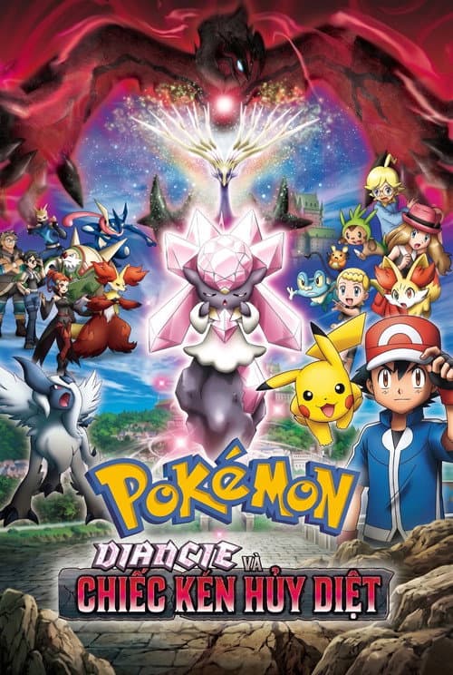 Poster phim Pokémon: Diancie và Chiếc Kén Hủy Diệt