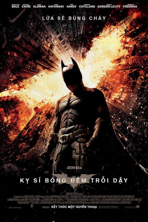 Poster phim Kỵ Sĩ Bóng Đêm Trỗi Dậy