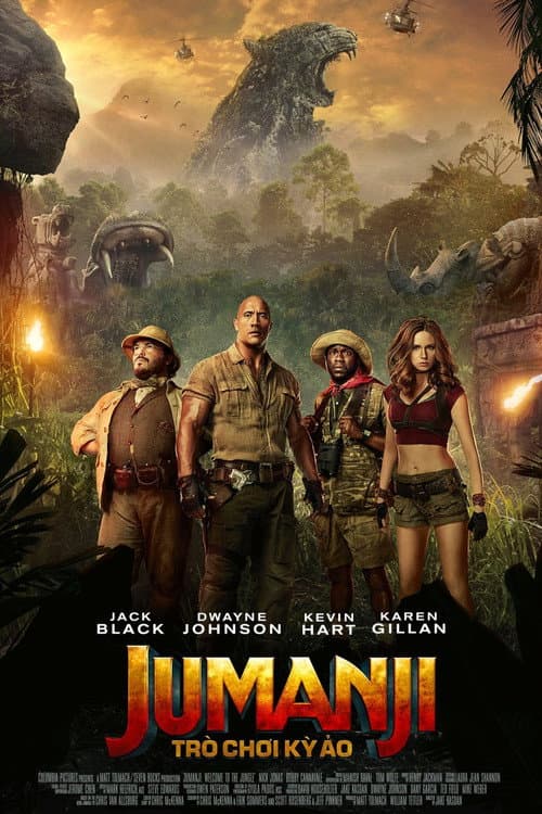 Poster phim Jumanji: Trò Chơi Kỳ Ảo