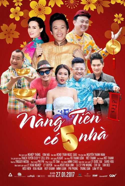 Poster phim Nàng tiên có 5 nhà