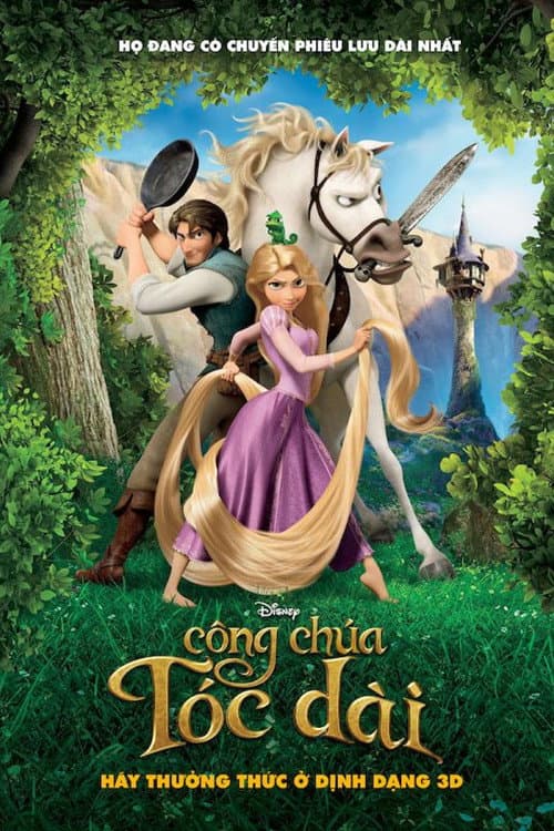 Poster phim Công Chúa Tóc Mây