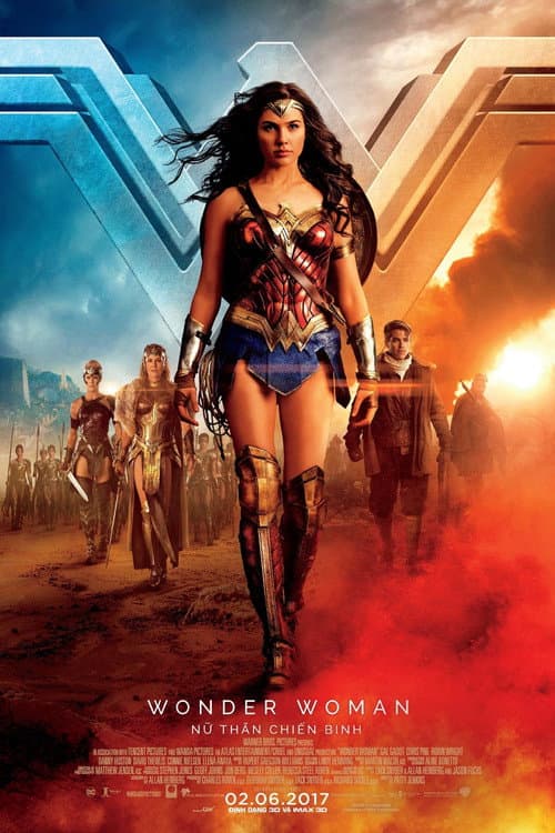 Poster phim Wonder Woman: Nữ Thần Chiến Binh