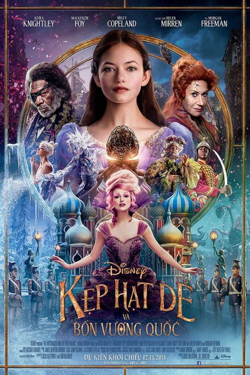 Poster phim Kẹp Hạt Dẻ và Bốn Vương Quốc
