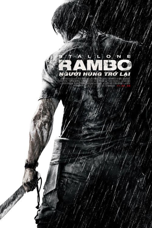 Poster phim Chiến Binh Rambo IV