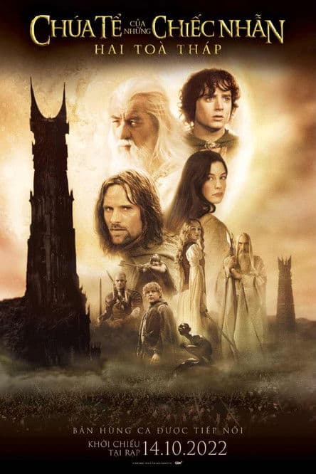 Poster phim Chúa Tể Của Những Chiếc Nhẫn: Hai Tòa Tháp