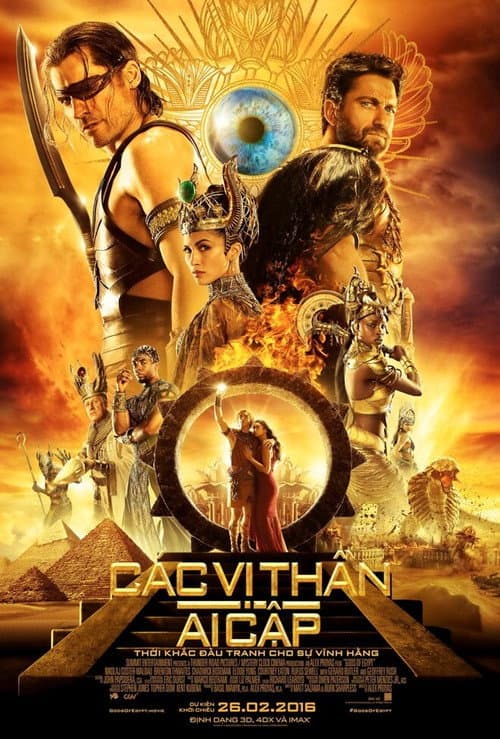 Poster phim Các Vị Thần Ai Cập