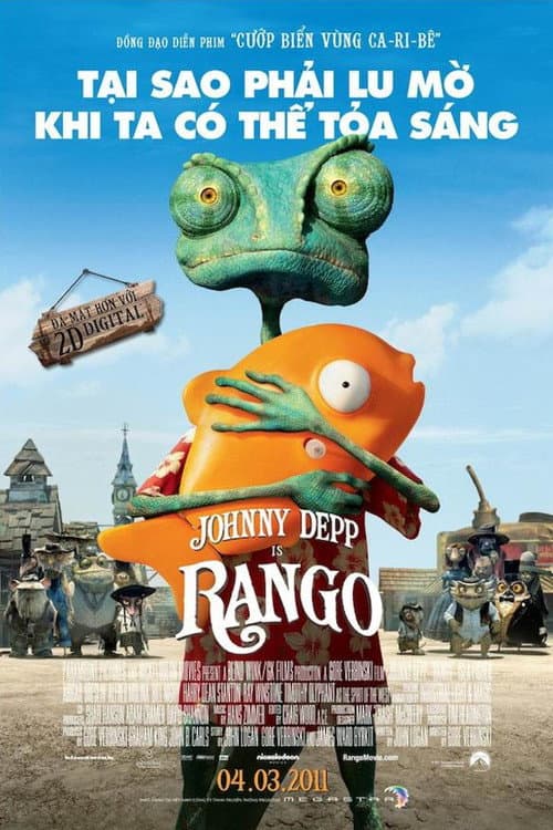 Poster phim Rango: Tắc Kè Bông