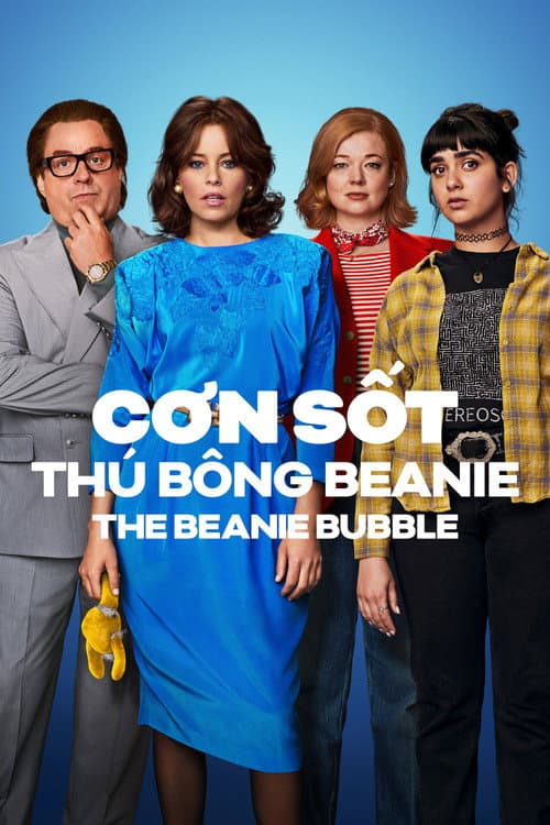 Poster phim Cơn Sốt Thú Bông Beanie - The Beanie Bubble