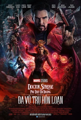 Poster phim Phù Thủy Tối Thượng: Đa Vũ Trụ Hỗn Loạn