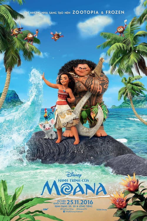 Poster phim Hành Trình Của Moana