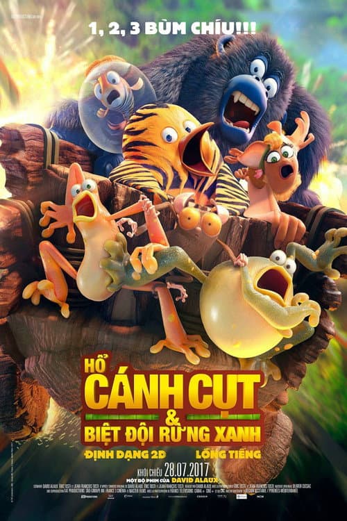 Poster phim Hổ Cánh Cụt & Biệt Đội Rừng Xanh