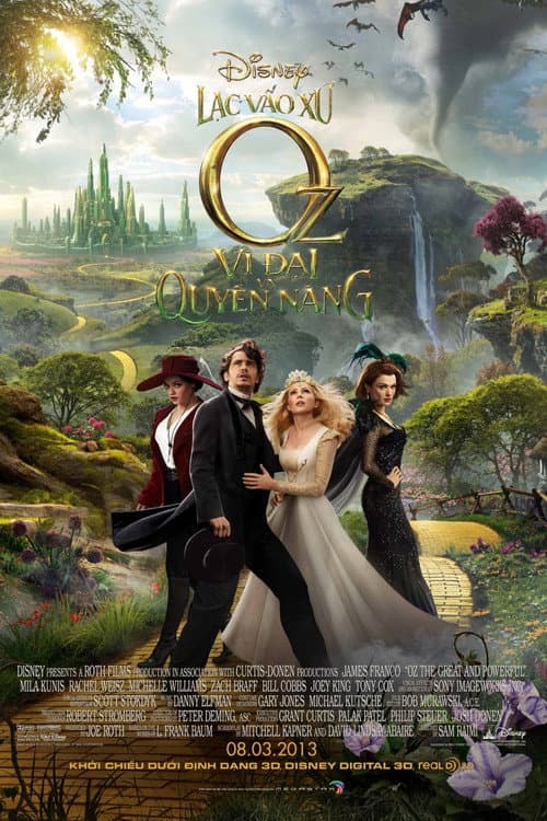 Poster phim Lạc Vào Xứ Oz Vĩ Đại và Quyền Năng