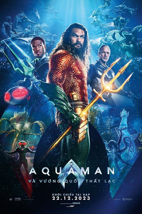 Poster phim Aquaman và Vương Quốc Thất Lạc