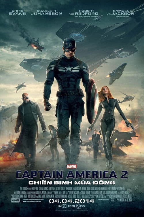 Poster phim Captain America: Chiến Binh Mùa Đông