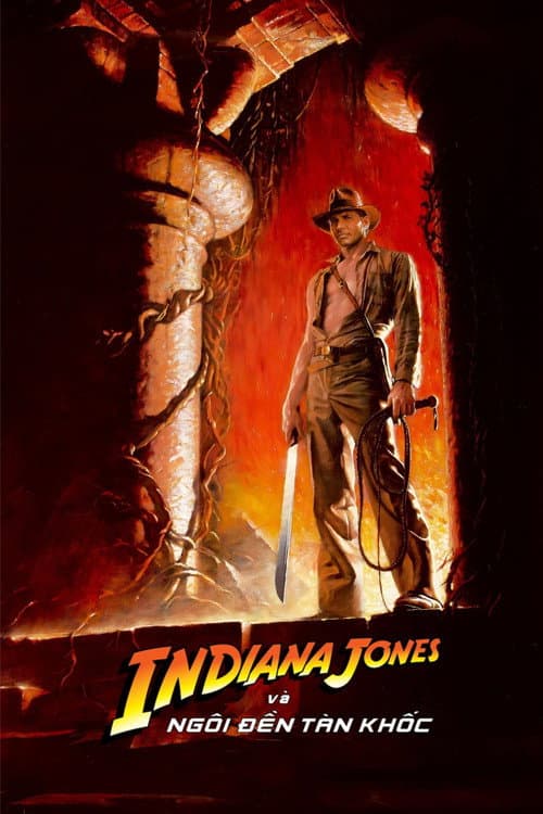 Poster phim Indiana Jones và Ngôi Đền Tàn Khốc