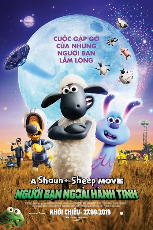 Poster phim Shaun The Sheep Movie: Người Bạn Ngoài Hành Tinh