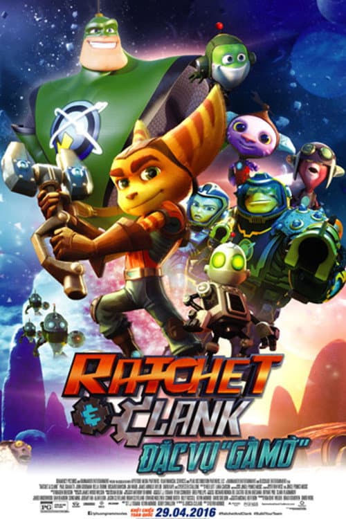Poster phim Ratchet & Clank: Đặc Vụ Gà Mờ