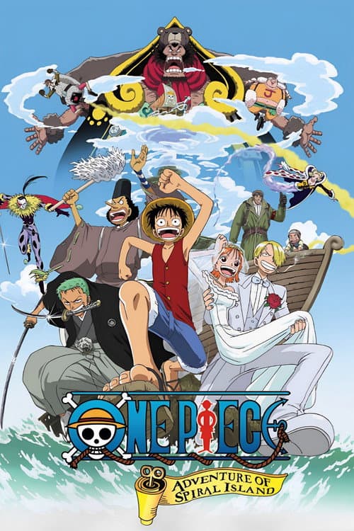 Poster phim One Piece: Cuộc Phiêu Lưu Trên Đảo Đồng Hồ