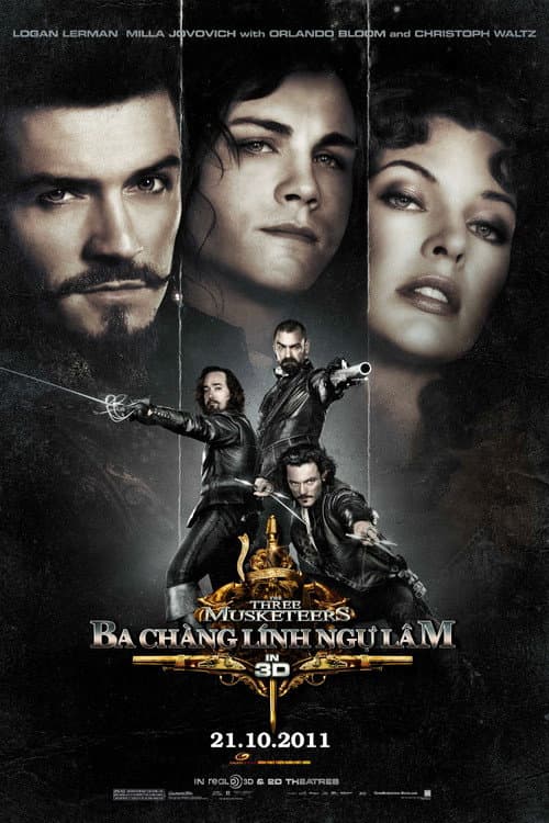 Poster phim Ba Chàng Lính Ngự Lâm